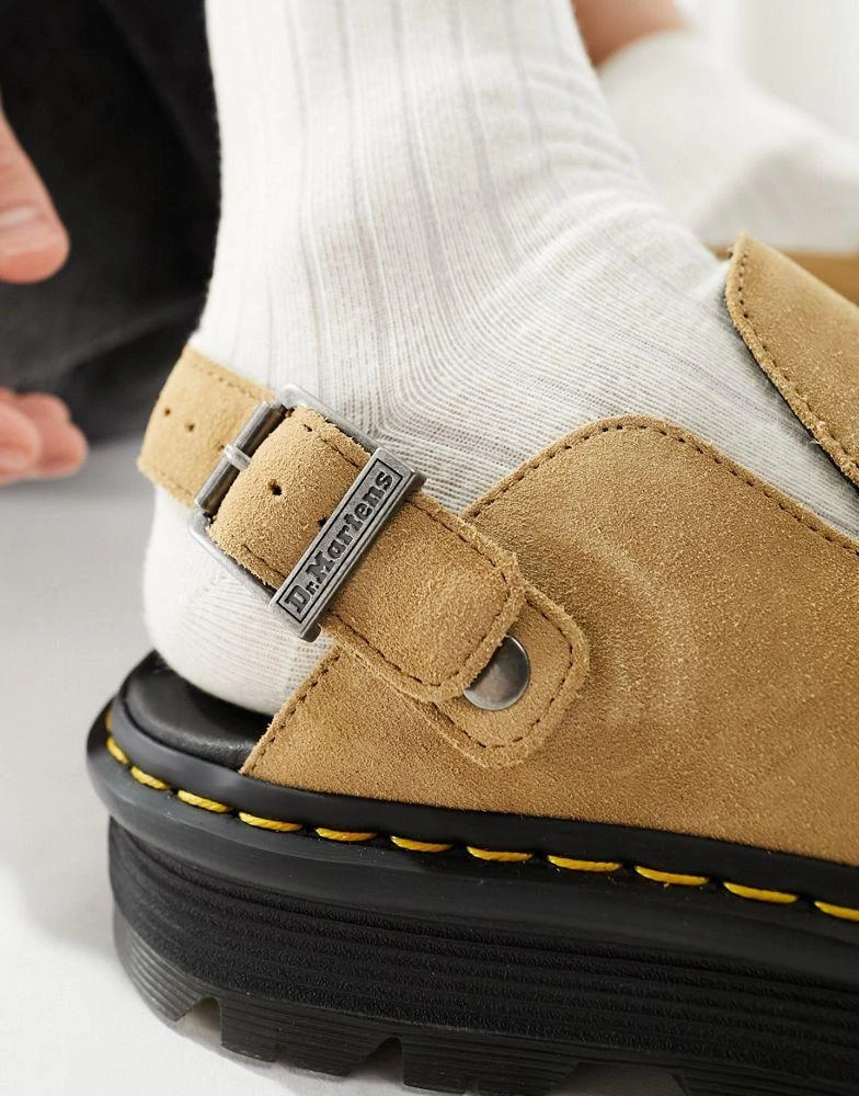 Dr. Martens Dr Martens ZebZag mule in tan suede 3