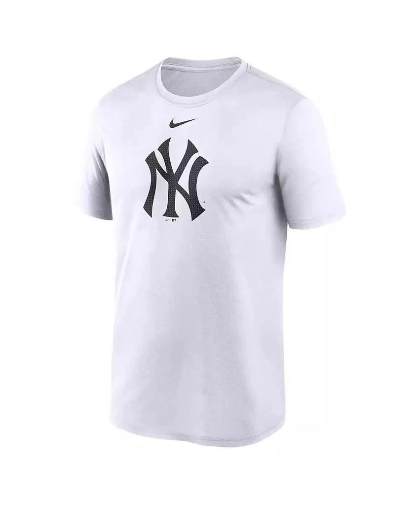 NIKE Men's White New York Yankees Legend Fuse Large Logo Performance T-shirt 2