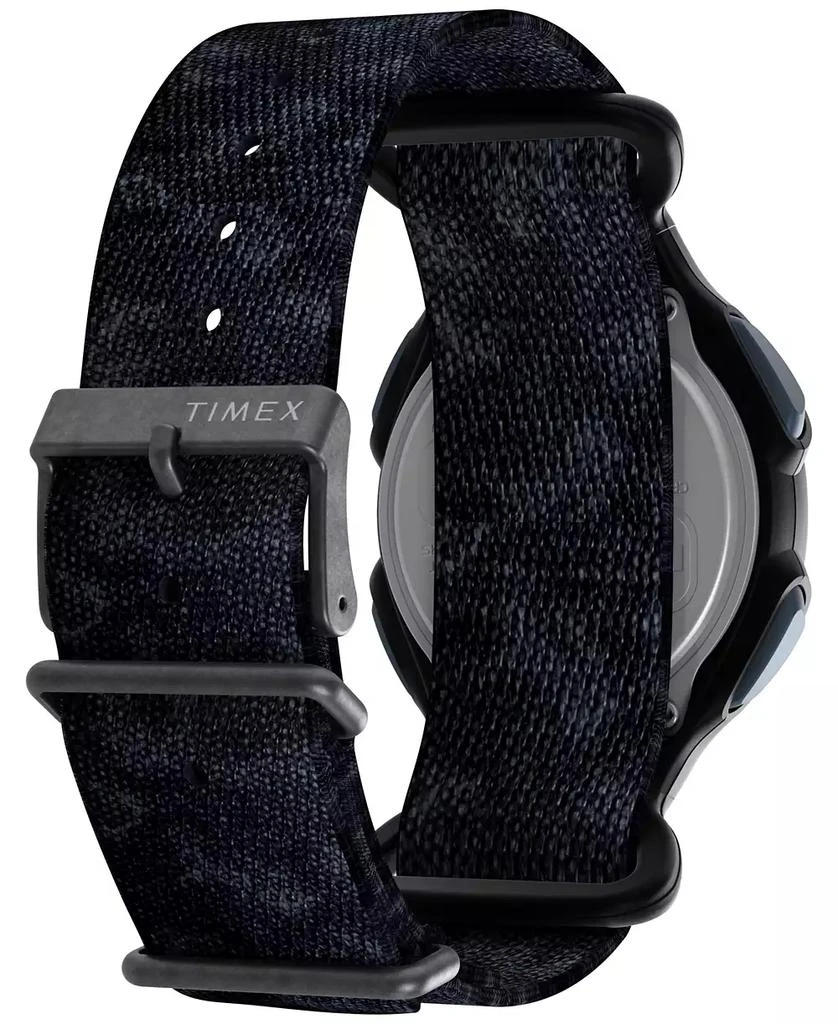 Timex Men's Quartz Digital Black Leather Watch, 38mm 4