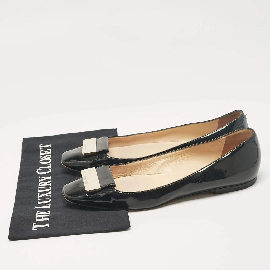Jimmy Choo Jimmy Choo Black Patent Leather Ballet Flats Size 40 9