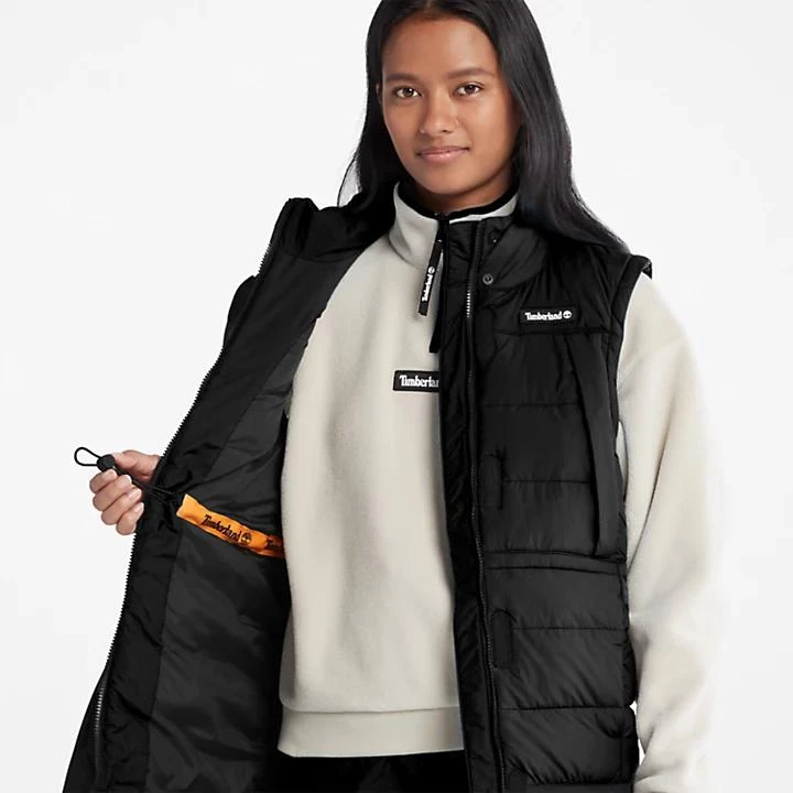 Timberland Long Puffer Gilet for Women in Black 5