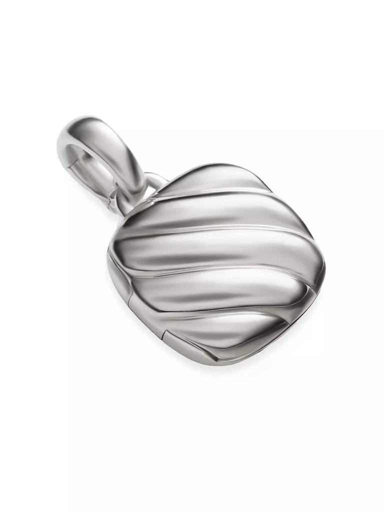 David Yurman Sculpted Cable Square Locket in Sterling Silver 3