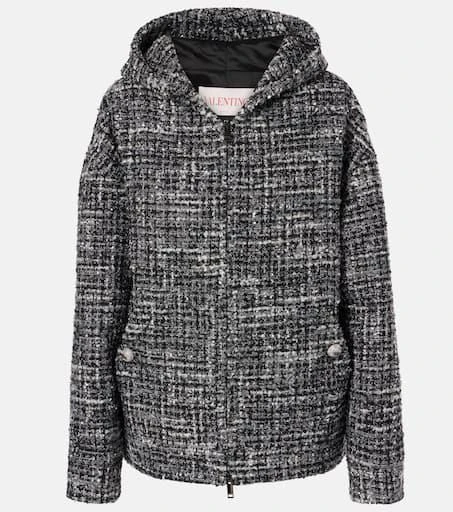 Valentino Mossi mélange tweed jacket 1