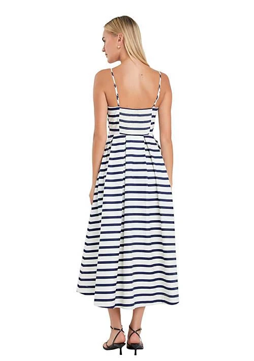 English Factory Factory Striped Midi Dress 2