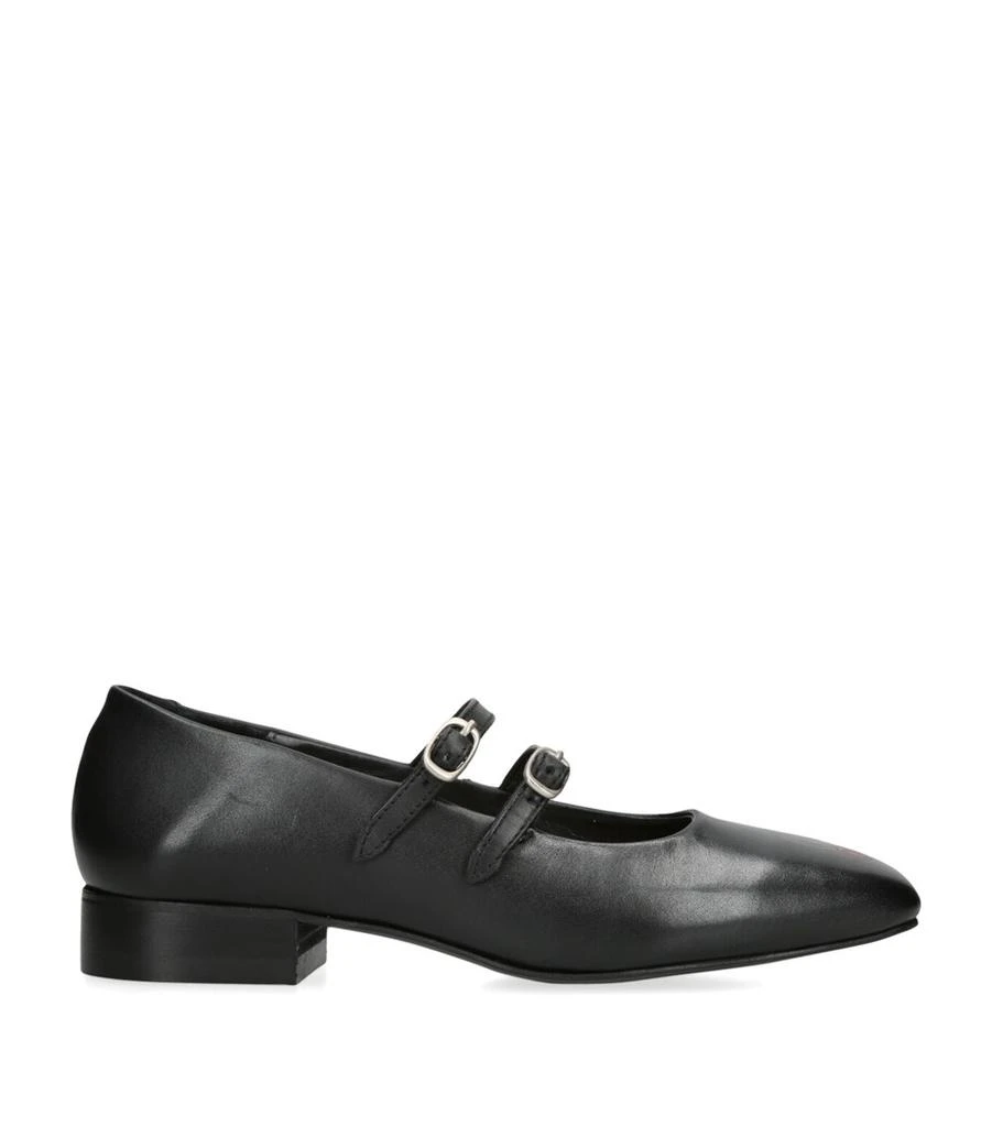 DUKE & DEXTER Leather Cherry Mary Janes 25 1