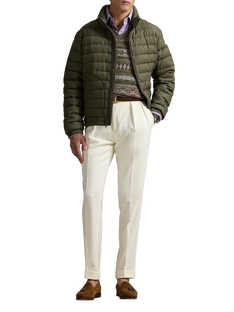 Ralph Lauren Quilted Linen Down Jacket 2