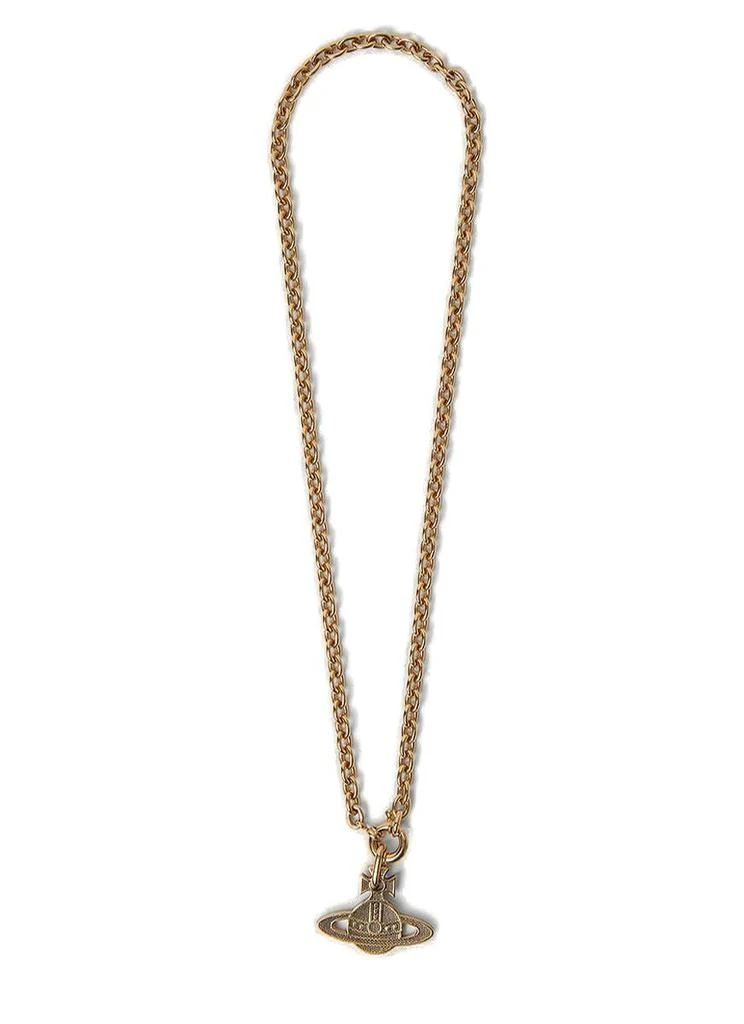 Vivienne Westwood Vivienne Westwood Orb Pendant Chain-Linked Necklace 1