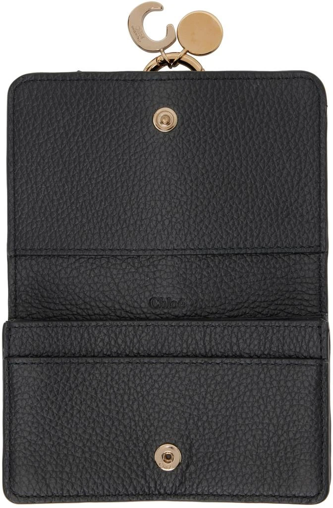 Chloé Black Alphabet Card Holder 3