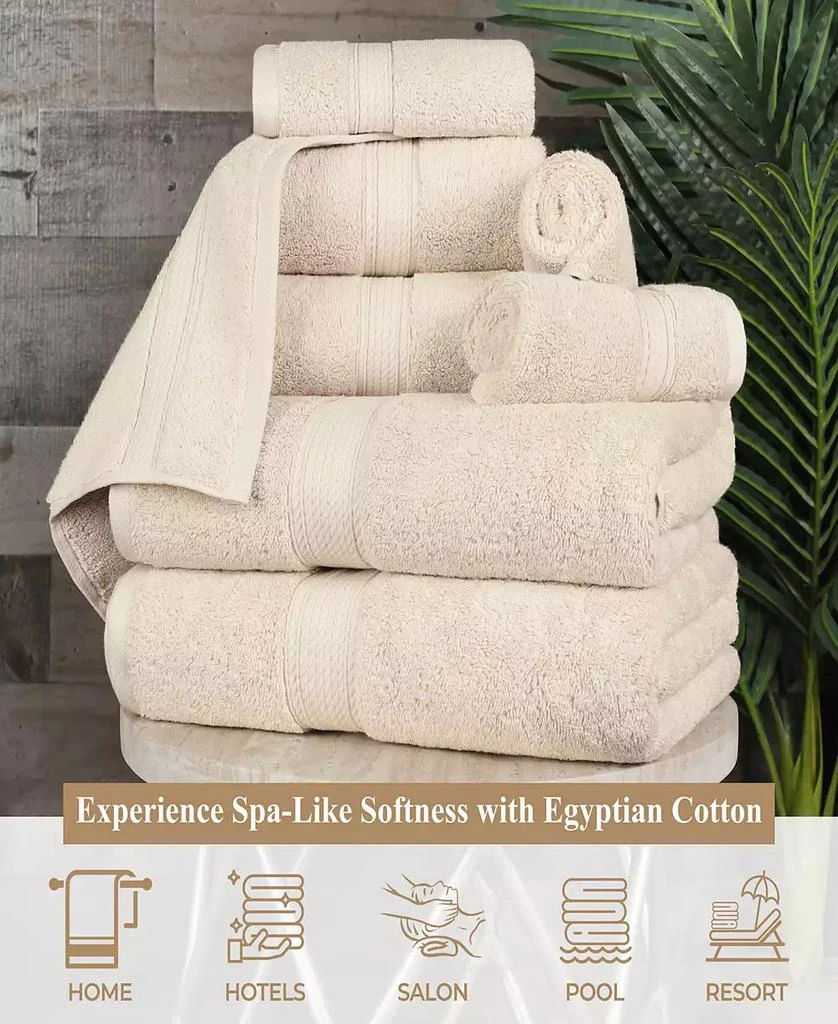 Superior Egyptian Cotton Bath Towel, Set of 4 4