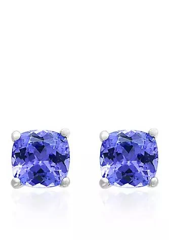 Effy Tanzanite Stud Earrings in Sterling Silver