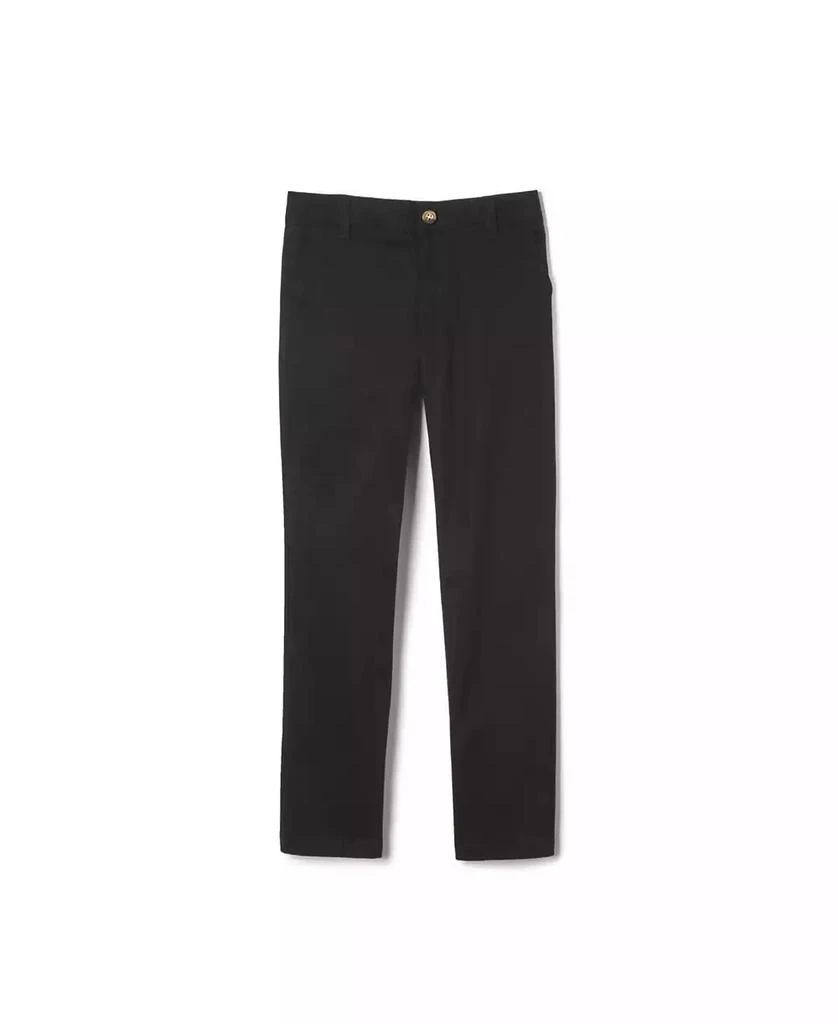 French Toast Big Girls Adjustable Waist Stretch Twill Straight Leg Pant 1