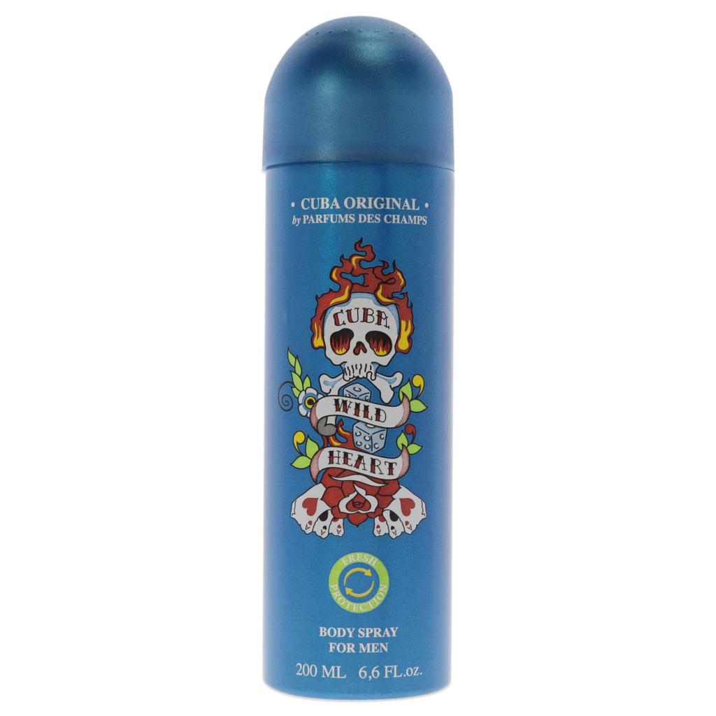 cuba Wild Heart by for Men - 6.6 oz Body Spray