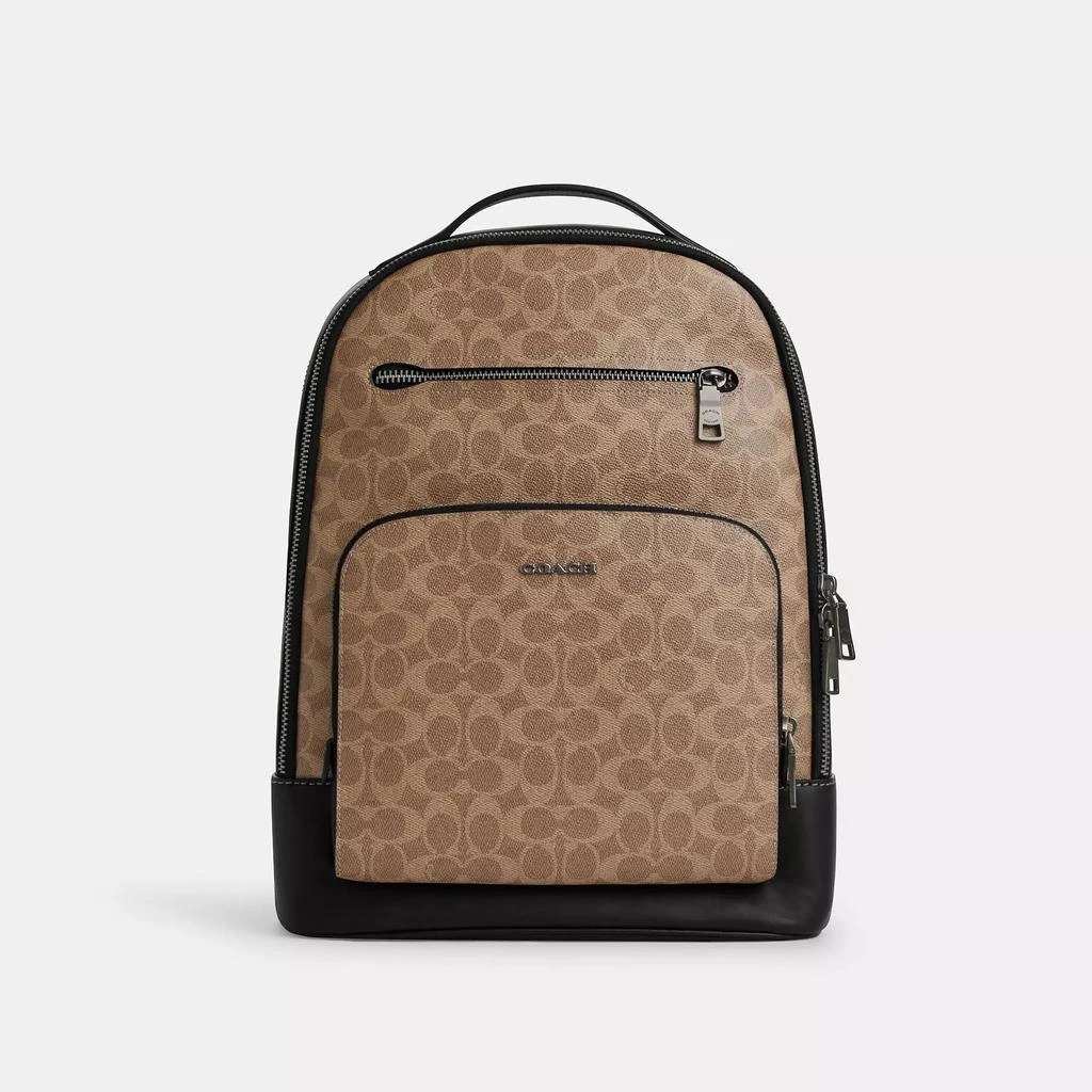 Coach Ethan Backpack In Signature Canvas 2