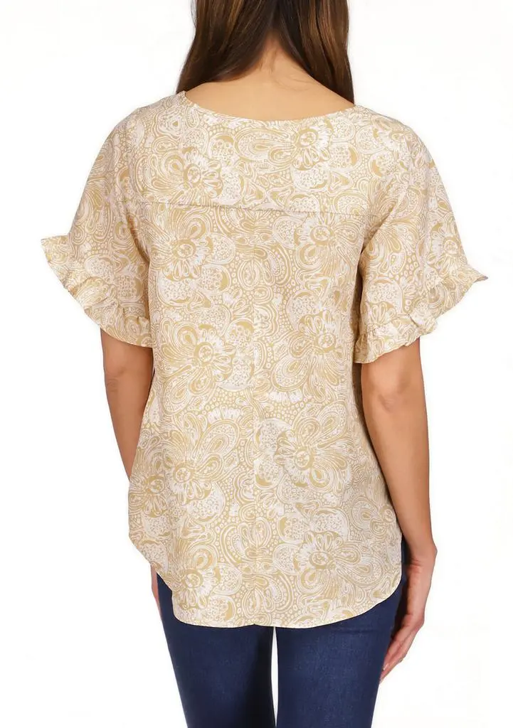 Michael Kors Women's Flutter Sleeve Top 2