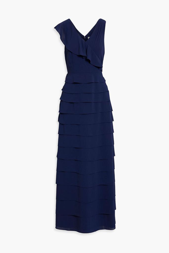 MIKAEL AGHAL Ruffled crepe maxi dress