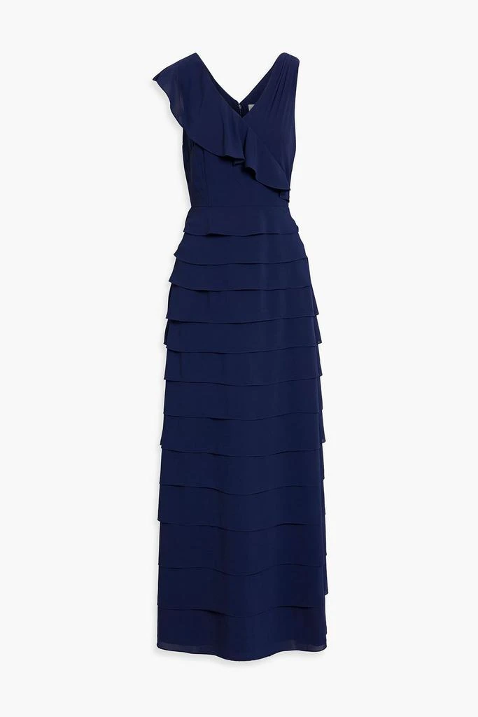 MIKAEL AGHAL Ruffled crepe maxi dress 1
