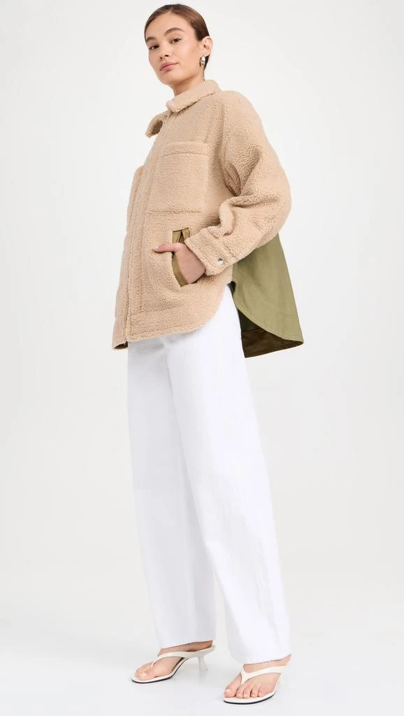 MARISSA WEBB Amari Sherpa Twill Jacket 2