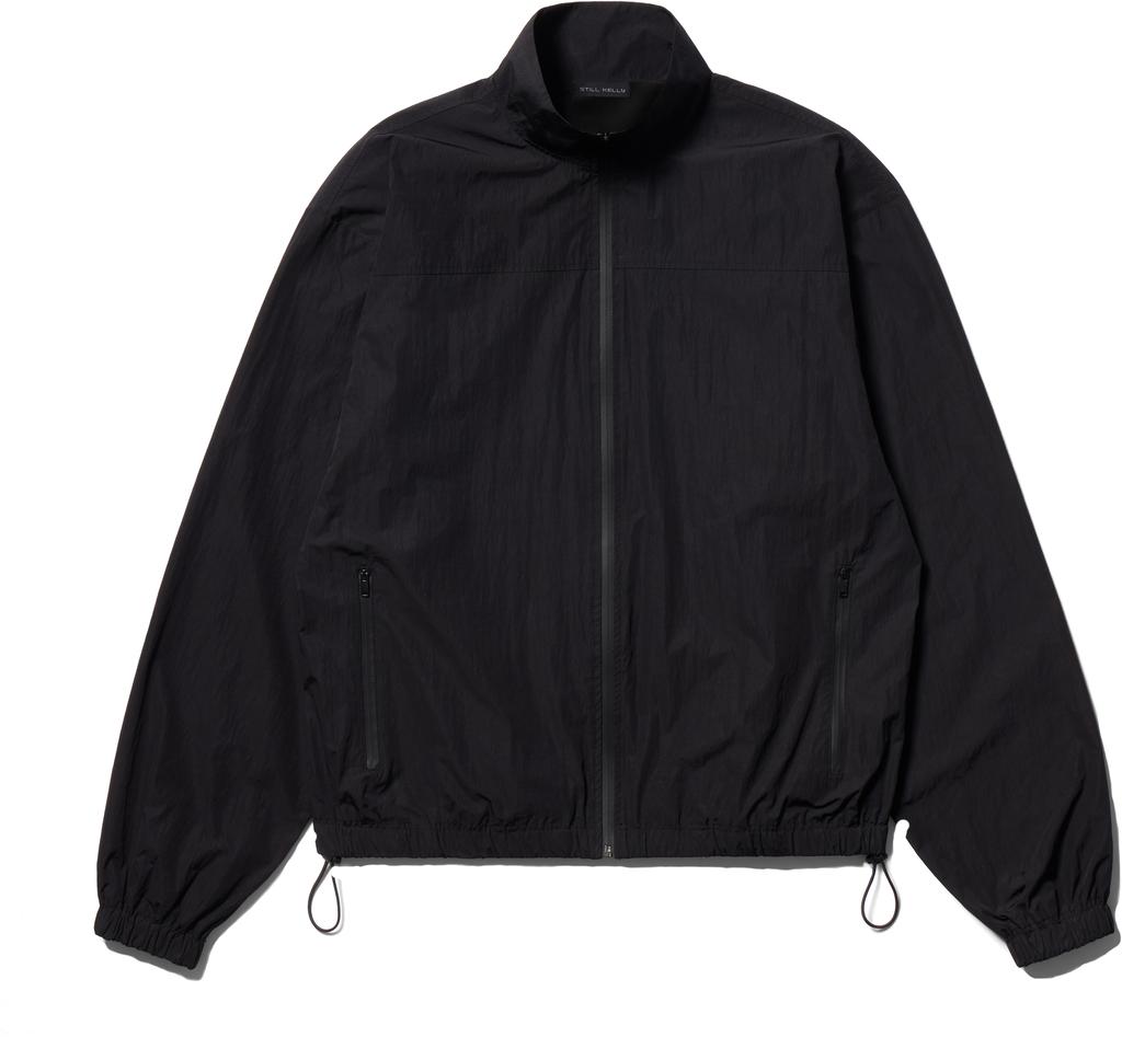 週末限定価格！transport　track jacket　black Black Nylon Track Jacket – On Sale Now with Up to 72% Off