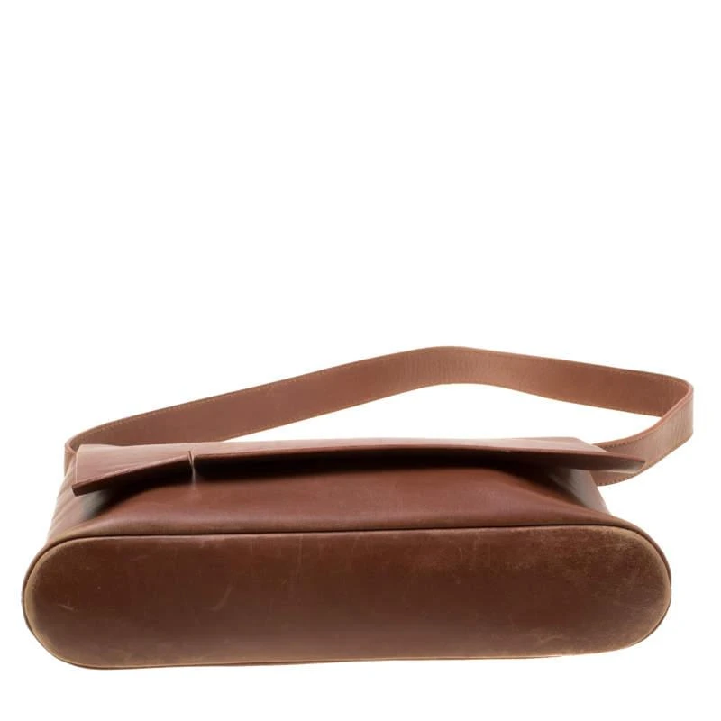 Lanvin Lanvin Brown Leather Shoulder Bag 6