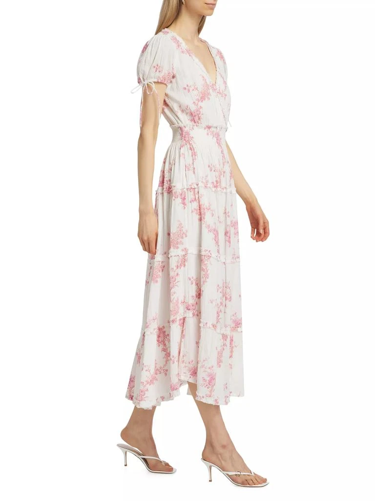 LOVESHACKFANCY Florence Liana Cotto Vessara Midi-Dress 4