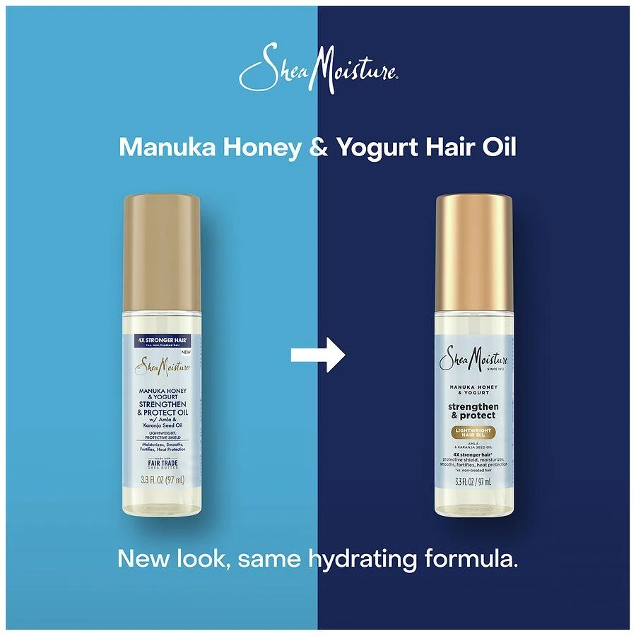 SheaMoisture Strengthen & Protect Hair Oil Manuka Honey & Yogurt 4