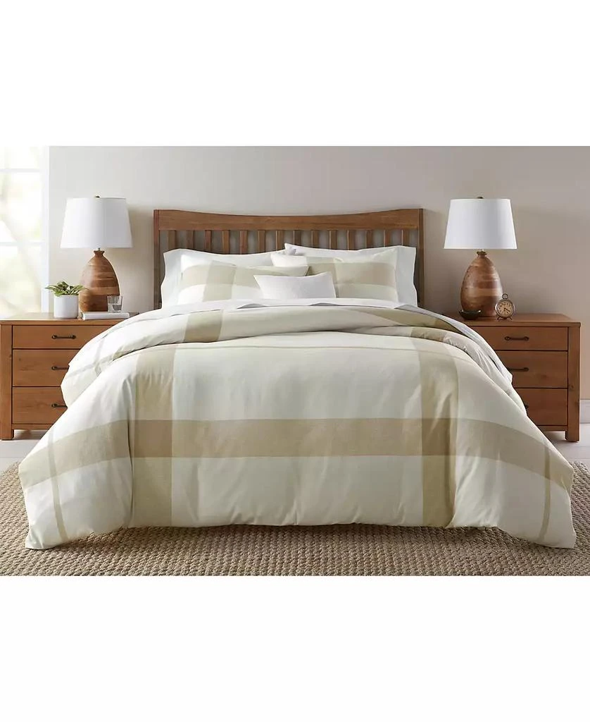 Charter Club Yarn-Dyed Plaid 3-Pc. Duvet Cover Set, King, Exclusively at Macy’s 8