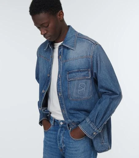 Valentino VLogo Signature denim shirt 5
