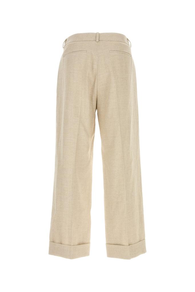 Valentino Beige linen blend pant