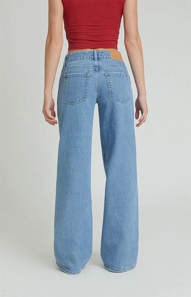 PacSun Dark Indigo Low Rise Baggy Jeans 4