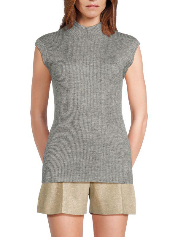 Brunello Cucinelli Mosaic Sequin Embroidered Net Knit Zip