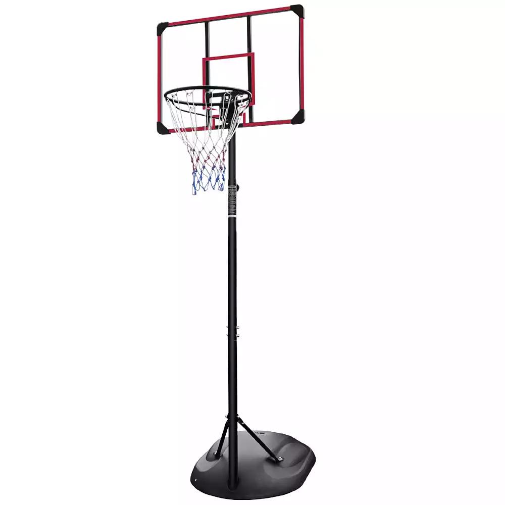 Streamdale Furniture Streamdale Adjustable 7.5-9.2FT Basketball Hoop with Backboard 
Wheels