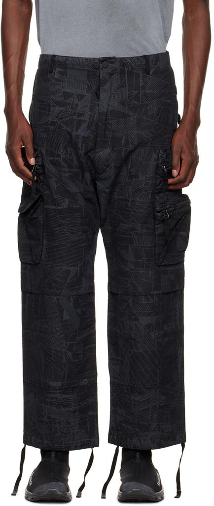 NEMEN Black Java Cargo Pants