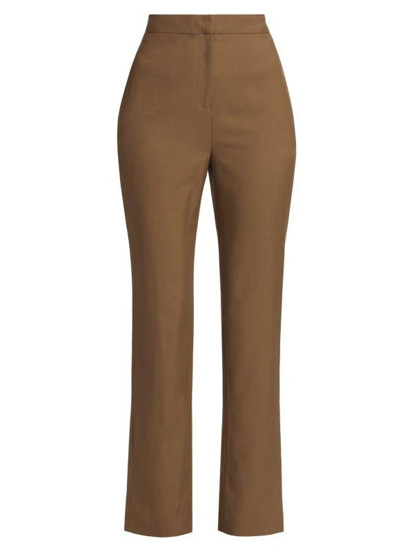 Loulou Studio Maia Wool Tapered Crop Pants 6