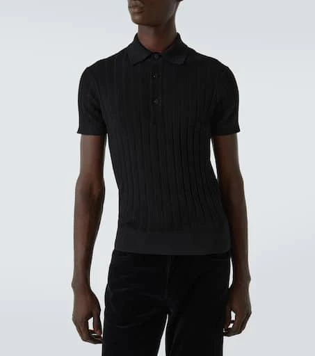 Tom Ford Cotton and silk polo shirt 3