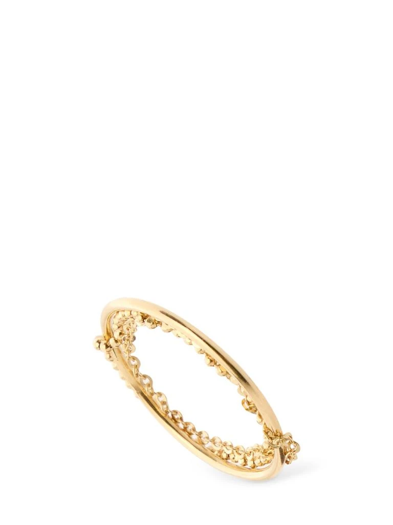 LIL MILAN Threesome 18kt Gold Thin Ring 1
