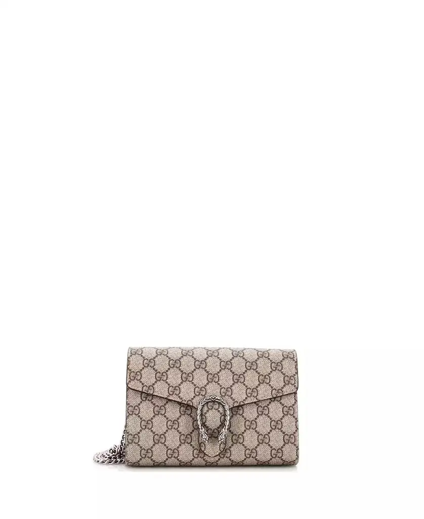 Pre-Owned Gucci Small Dionysus Chain Wallet GG Coated Canvas