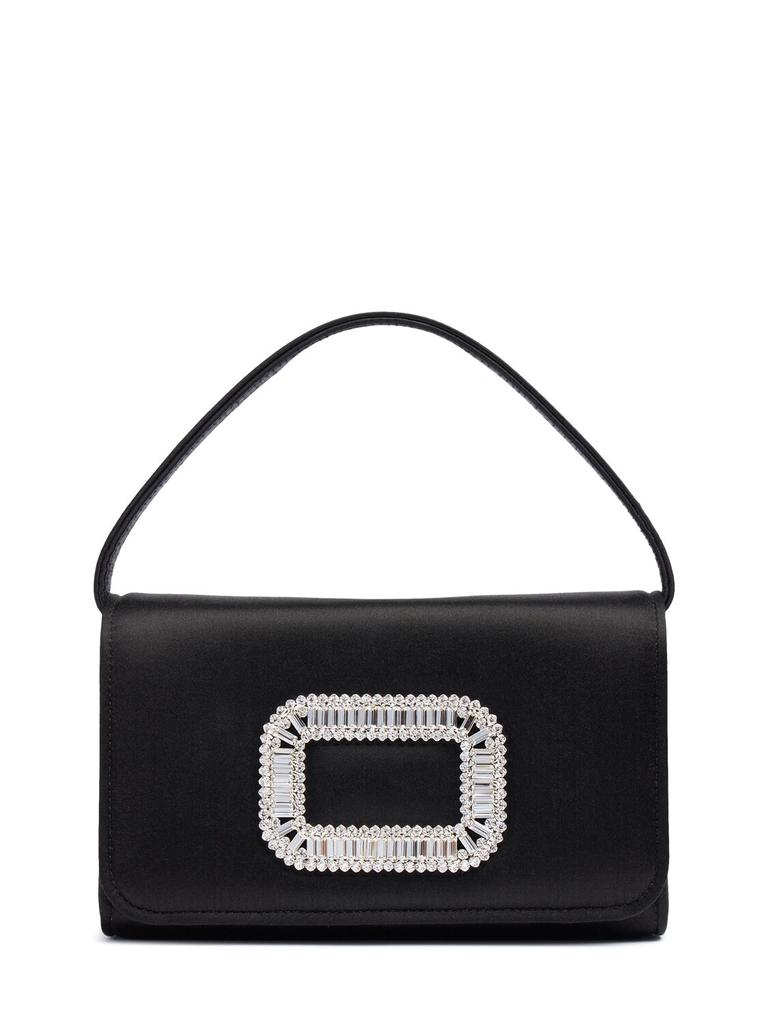 ショルダーバッグ・ポシェット ROGER VIVIER BLACK LEATHER BUCKET BAG TRES VIVIER Très Vivier Bucket Bag in leather Off White Woman