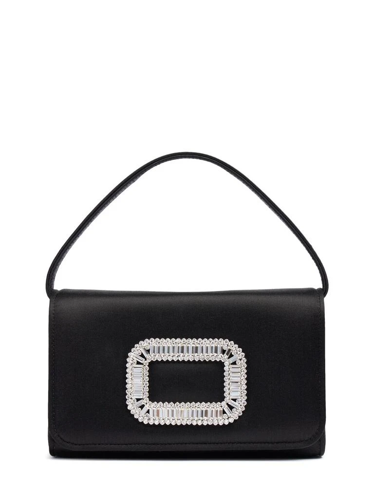 Roger Vivier Micro Pilgrim Satin Top Handle Bag 1
