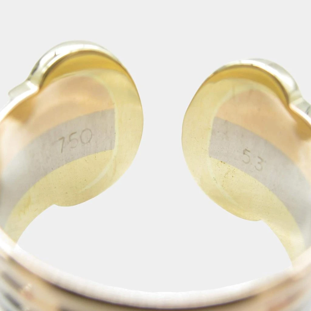 Cartier Cartier 18K Yellow, White and Rose Gold C De Cartier Band Ring EU 53 4