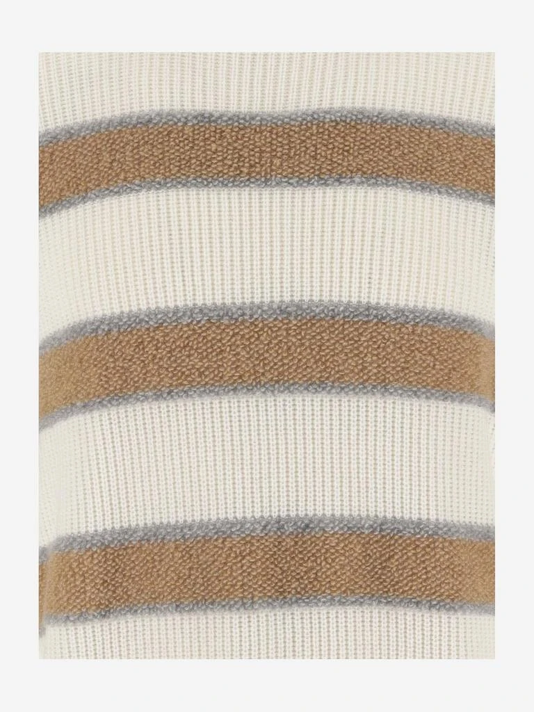 MALO Malo Striped Crew Neck Sweater 3