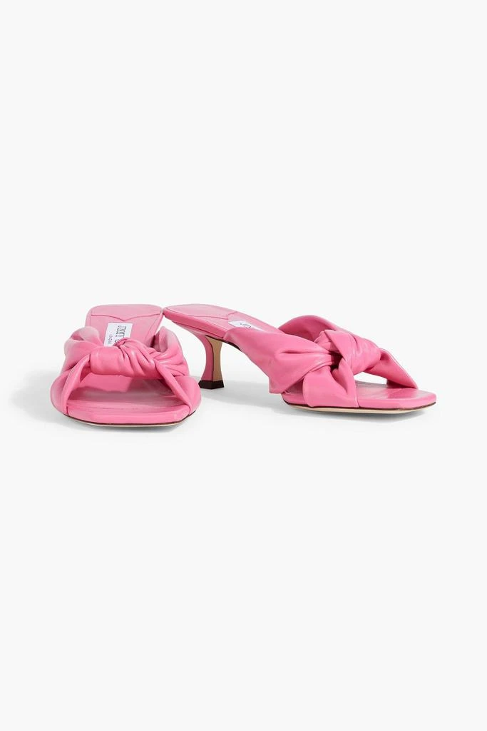 Jimmy Choo Avenue 50 twisted leather mules 2