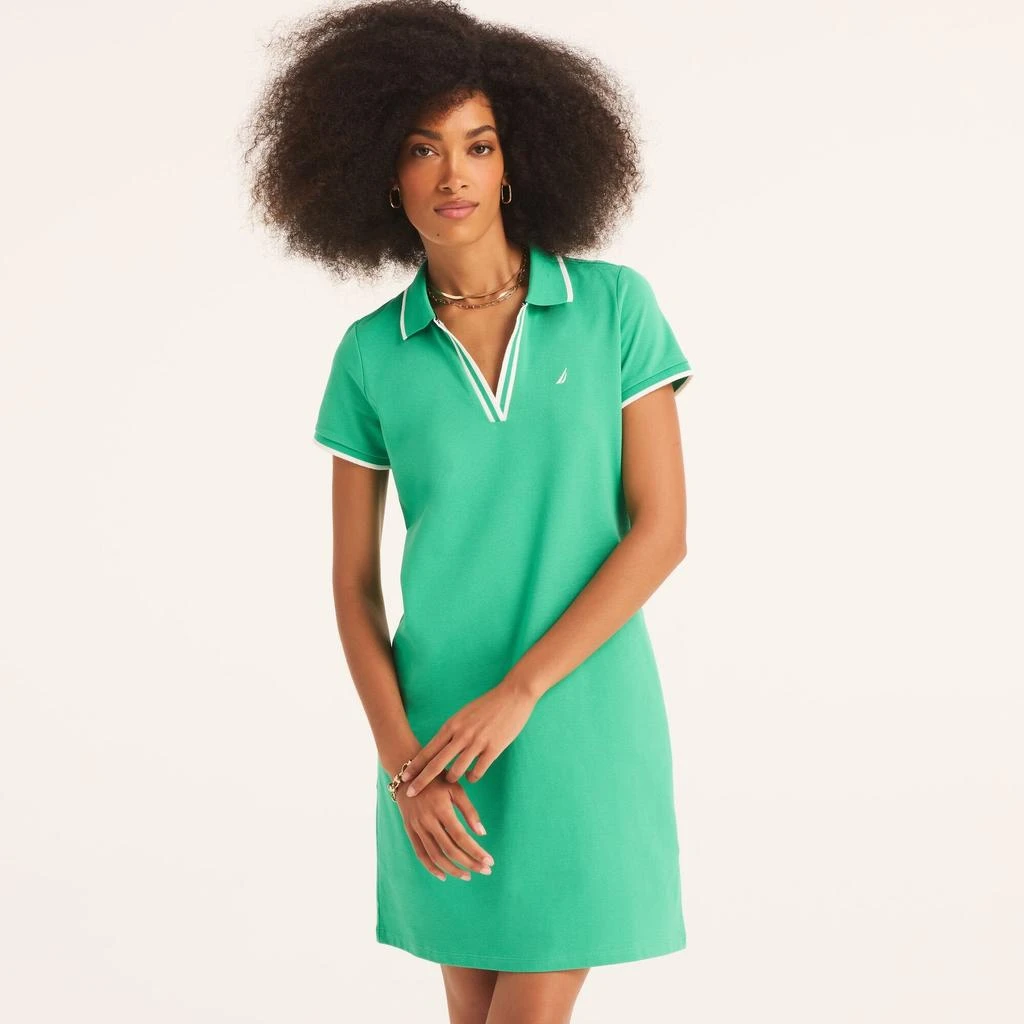 Nautica Womens Deck Polo Dress 6