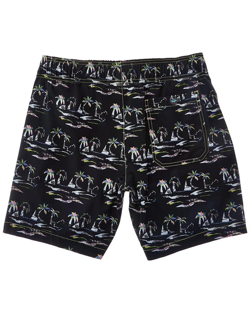 BEACH BROS 2pc Palm Five-0 Swim Shirt & Trunk Set 2