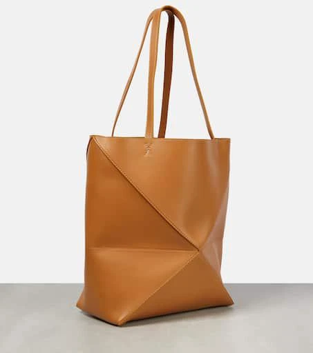 Loewe Puzzle Fold Medium leather tote bag 4
