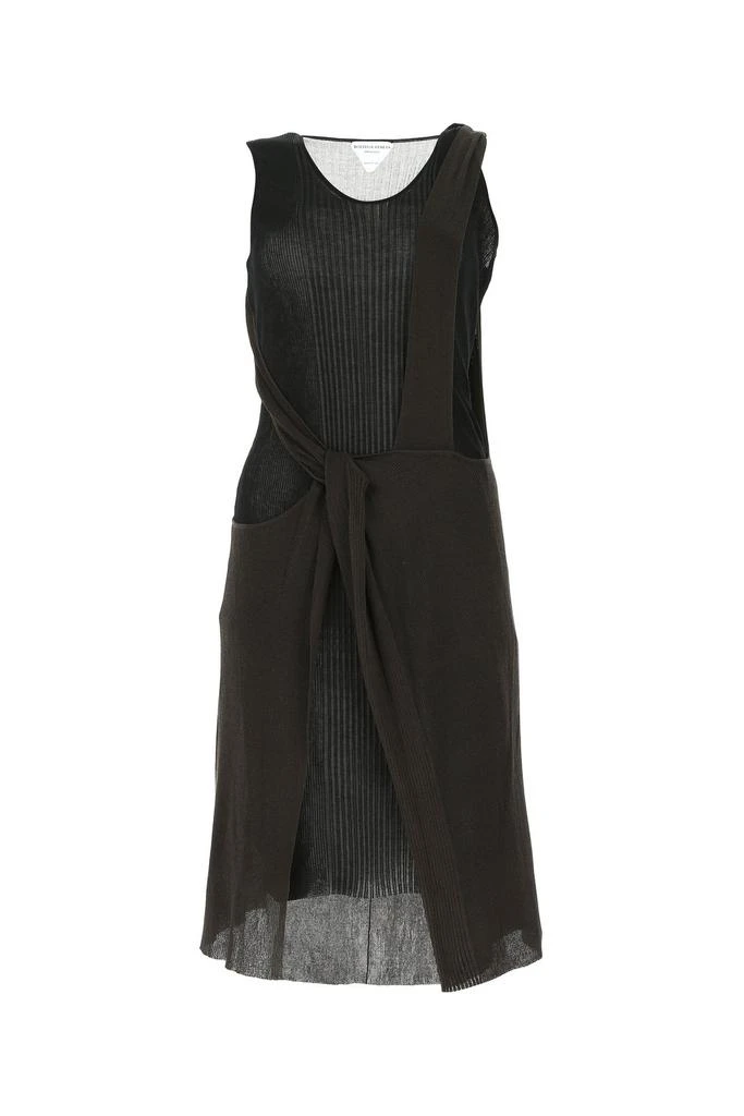 Bottega Veneta Bottega Veneta Cut-Out Layered Knit Dress 1
