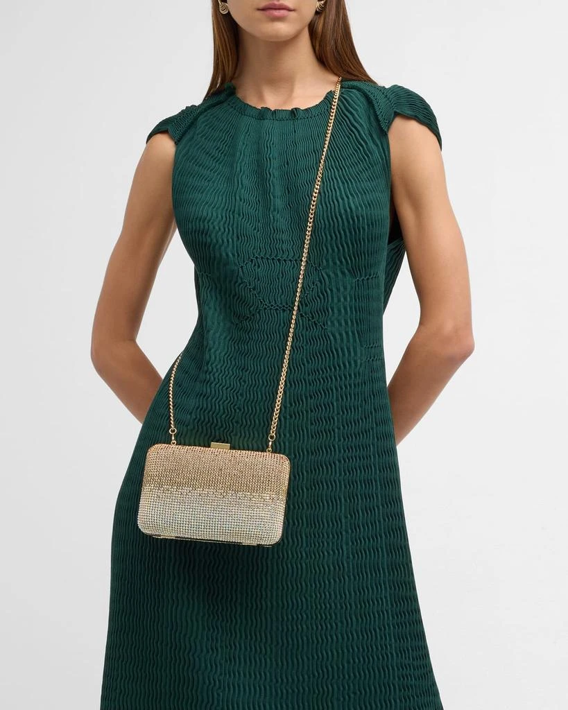 Whiting & Davis Harlow Ombre Crystal Clutch Bag 4