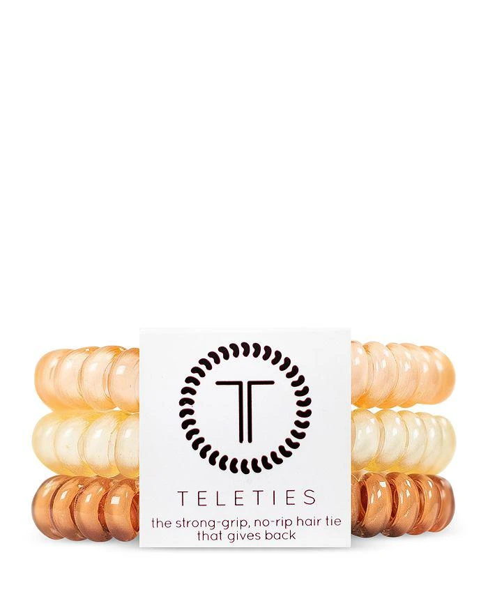 TELETIES Small Hair Ties, Pack of 3 1