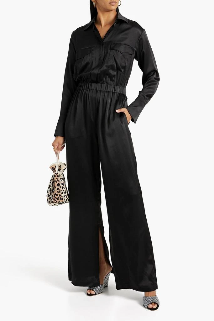 NICHOLAS Emma silk-satin wide-leg jumpsuit 2