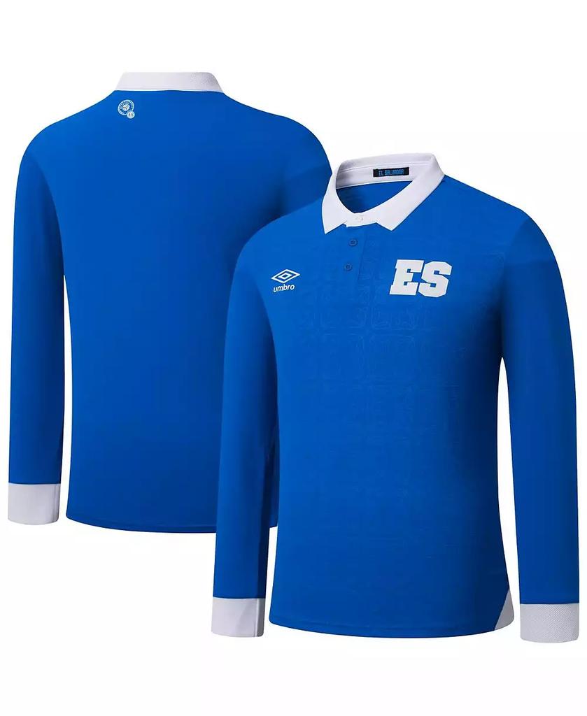 Umbro Men's Blue El Salvador National Team 2025 Home Replica Long Sleeve Jersey