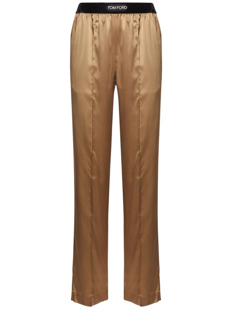 パンツ TOM FORD VISCOSE VELVET BOOT CUT PANTS Tom Ford Viscose Velvet Boot Cut Pants - Leggings - Free